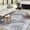 Dark grey, variant on 2*3ft/2*6ft/5*7ft/8*10ft/9*12ft/10*13ft Area Rug for Living Room, Washable Boho Vintage Floral Area Rugs, Soft Faux Lamb Velvet Rug & TPR Non-Slip Backing Carpet for Bedroom,Bathroom, Dining Room