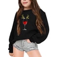 thumbnail image 2 of Mercatoo Baby Girls Cotton Sweater Jackets Fall And Winter Christmas Print Casual Round Neck Long Sleeve Pullover Top, 2 of 4