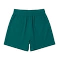 thumbnail image 5 of Cagogo Women's High Waisted Drawstring Shorts with Pockets Quick Dry Casual Loose Sport Shorts Summer Beach Work Lounge Athletic Shorts, Green XL, 5 of 6