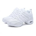 thumbnail image 3 of Womens Girls Dance Sneakers Split Sole Jazz Shoes Kids Adults Lace Up Practice, 3 of 5