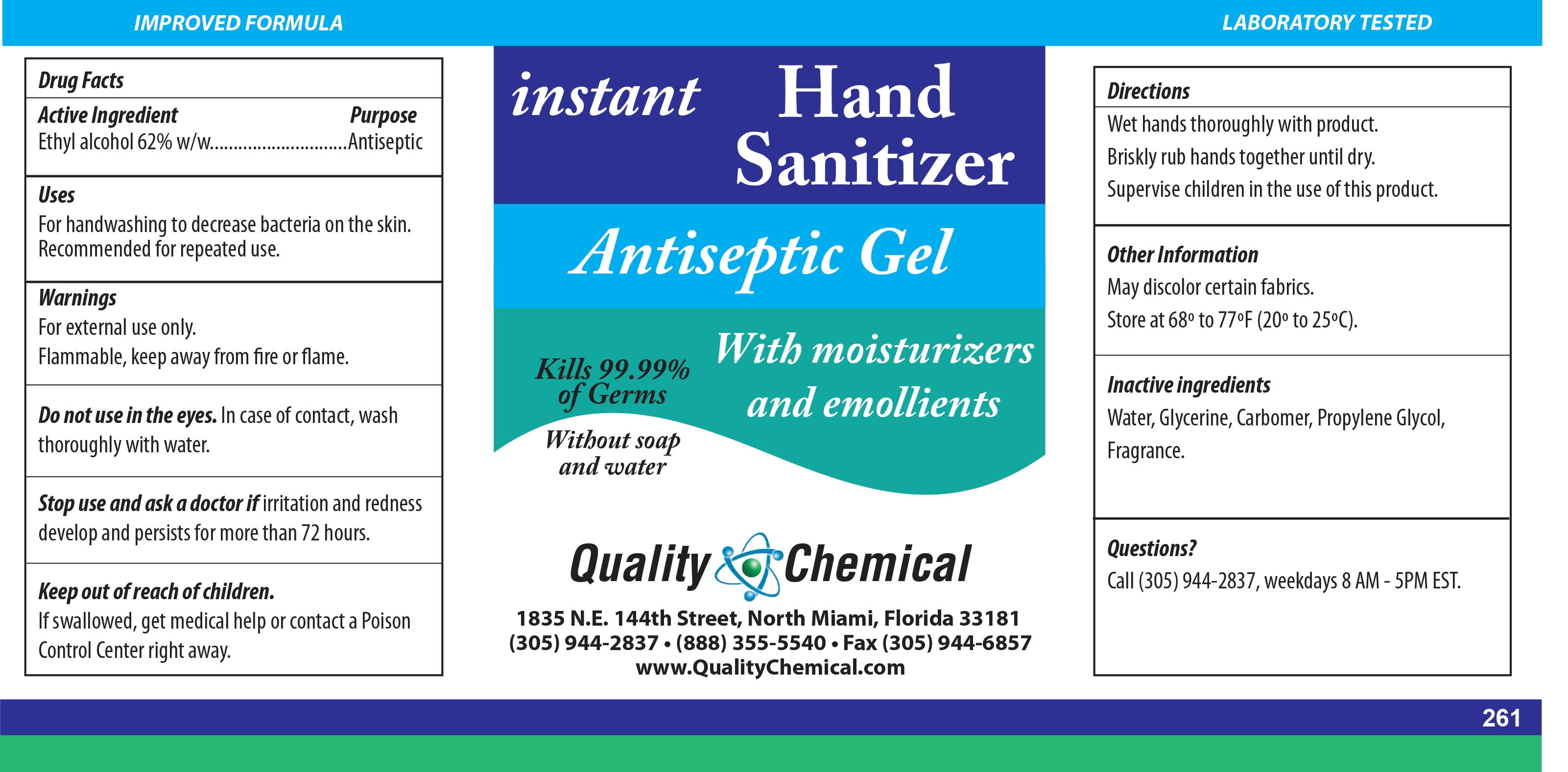Instant Hand Sanitizer - Gel Type - with Ethanol - 1 gallon (128 oz.)