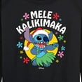 thumbnail image 3 of Lilo & Stitch - Mele Kalikimaka - Women's Lightweight French Terry Long Sleeve Shirt, 3 of 5