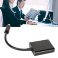 thumbnail image 4 of Digital Optical Cable Splitter, Flexible 1 In 2 Out Optical Fiber Sound Cord Surround Sound Stable Reduce Distortion  For Computer For DVD Black, 4 of 8