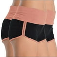 thumbnail image 2 of GERsome 3 Pack: Athletic Lounge Shorts for Women Gym Shorts Yoga Shorts Summer Running Shorts Dance Elastic Shorts S-3XL, 2 of 8