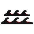 thumbnail image 1 of OULII 1Pair Wall Mounted Baseball Bat Rack Black Durable Storage Organizer for Sports Gear, 1 of 8