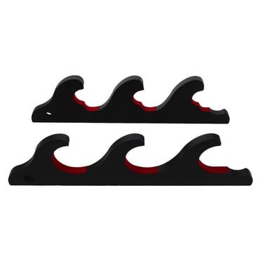 OULII 1 Paire de Supports Muraux pour Battes de Baseball Noir Organisateur de Rangement Durable pour Équipement Sportif