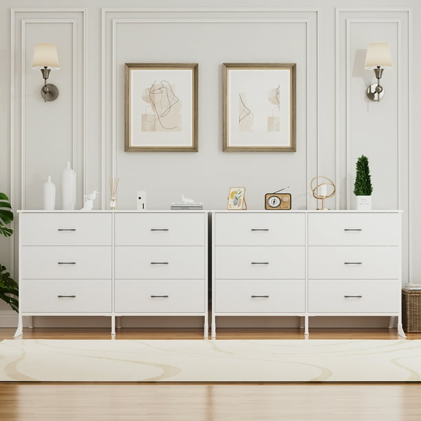 47.3'' Compact 6-Drawer Dresser Chest, Storage Tower for Bedroom