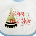 thumbnail image 4 of Inktastic Happy New Year Boys or Girls Baby Bib, 4 of 4