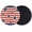 Multicolor, variant on 4th of July Coasters Set of 2, Independence Day Patriotic Red Striped Blue Star Absorbent Coasters for Drinks, Coaster for Bar Office Dining Coffee Table Accessories Decor,Non Slip Round Desk Coaster