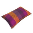 thumbnail image 3 of Daiia Purple Yellow Buffalo Plaid Bedding Waterproof Pillow Protector Zippered Queen – Bed Bug Proof Pillow Encasement-14"x20", 3 of 9