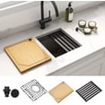 thumbnail image 2 of Bar Sink  Undermount Kitchen Sink x Single Bowl Stainless Steel Material  Depth  Workstation Small Sinks with Accessories  Small Bar Sink  Camper Sink  RV Kitchen Sink, 2 of 4
