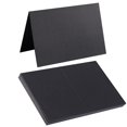 thumbnail image 1 of Cardstock Toperd, 50 tarjetas plegadas negras, 13 x 18 cm, 1 of 7