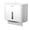 White, variant on Plussen Multi-Fold Paper Towel Dispenser Wall-Mounted for Home & Commerical, Black