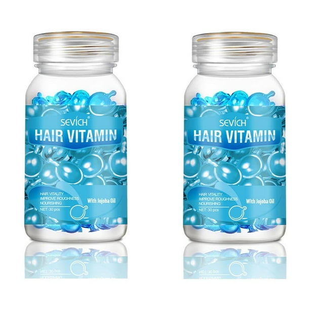 Fiudx Cápsulas de Aceite Capilar, Suero Reparador de Queratina, Tratamiento con Aceite Marroquí, Acondicionador para Puntas Abiertas, Cuidado Capilar Diario, para Todo Tipo de Cabello, Fórmula No Gra