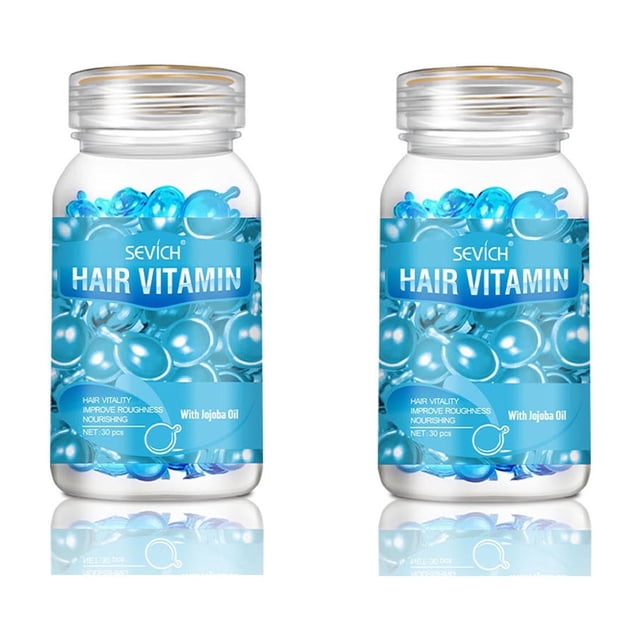 Xihbxyly Cápsulas de Aceite Capilar: Reparan E Hidratan Las Puntas Abiertas, Fortalecen E Hidratan El Cabello Dañado, Fórmula No Grasa de Fácil Aplicación, Cuidado Diario Del Cabello, Apto para Todo