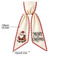 thumbnail image 3 of huayou Holiday Theme Embroidered Wreath Sash, Scalloped Edge Wreath Bow Ribbon for Front Door Wreath, Thanksgiving Christmas Valentine Designs, 3 of 8