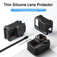 thumbnail image 4 of Funda protectora de lente para cámara de acción, a prueba de golpes, resistente a impactos, fácil instalación, funda de silicona para cámara de acción Insta360 Ace Pro 2, 4 of 8