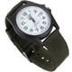 thumbnail image 1 of Reloj de pulsera de cuarzo para hombre, de nailon tejido, deportivo, de moda, con calendario (verde militar)., 1 of 6