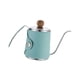thumbnail image 4 of Hervidor de café de cuello de cisne de 350 ml con tapa de cuero y escala de medición Verde, 4 of 9