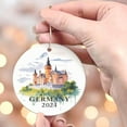 thumbnail image 4 of Germany Christmas Ornament, Germany Ornament, Christmas Ornaments, Germany Custom Ornament, Christmas, Gifte-for Christmas, Germany Bauble qdozV7 (Germany Christmas), 4 of 4