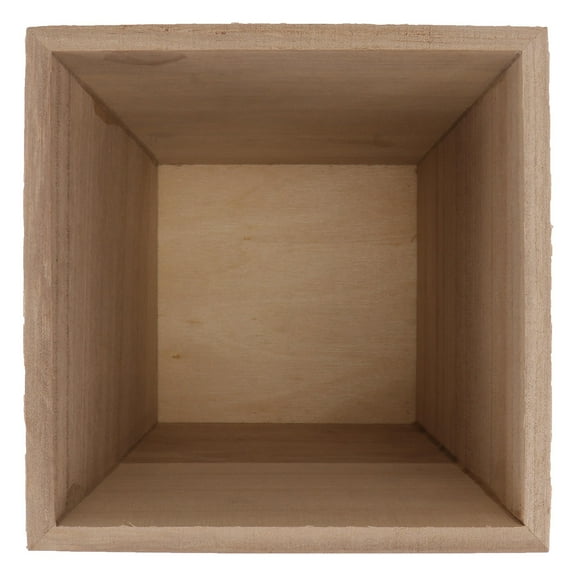 Masteelf  Single Solid Wood Flowerpot Stand Succulent Countertop Decoration