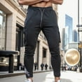 thumbnail image 2 of Vedolay Mens Sweatpants Trousers Loose Casual Sports Pants with Pockets Black,2XL, 2 of 5