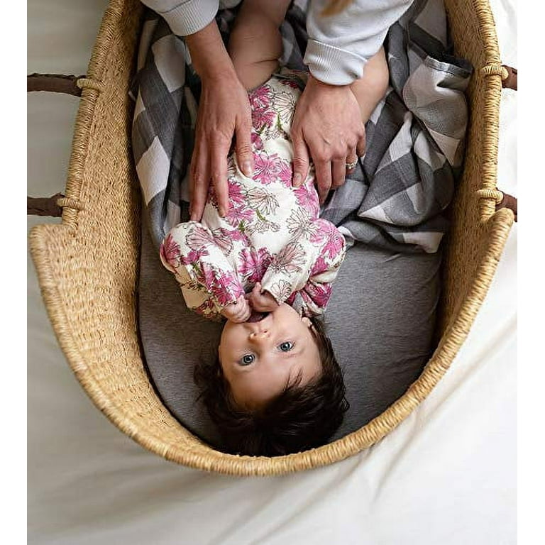 Burt s Bees Baby Bassinet Sheet Fitted Unisex Boy Girl 100