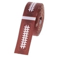 thumbnail image 5 of HONMEET Red Football Pattern Ribbon Roll for Crafts, 450cm x 2.2cm, Perfect for Sports-Themed Decorations and Wrapping, 5 of 8