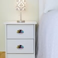 thumbnail image 4 of PhooArto 6 Pcs Cup Drawer Pulls, Neon Animal Dinosaur Pattern Shell Shape Handles Cabinet Knobs for Dresser Cupboard Closet Wardrobe with Screws, 4 of 7