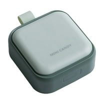 Travel Pill Organizer Box - Travel Medicine Case - 8 Compartments Portable Pill Case - Pocket Daily Pharmacy Container - Travel Medication Holder Dispenser for Fish Oil Vitamin Supplement Storage