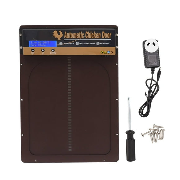 Automatic Chicken Coop Door Opener with Timer for Hen Duck Goose Home Farms