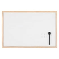 MasterVision Wood Frame Magnetic Dry Erase Board - 36" x 48"