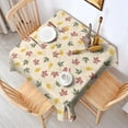 thumbnail image 2 of Autumn Fall Leaves Pattern Square Tablecloth,Waterproof Square Table Cover,Wipeable Spillproof Washable Table Cover for Home Kitchen Party Decor 42"X42"(107x107cm), 2 of 6