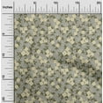 thumbnail image 2 of oneOone Silk Tabby Light Yellow Fabric Floral Fabric For Sewing Printed Craft Fabric By The Yard 42 Inch Wide, 2 of 4
