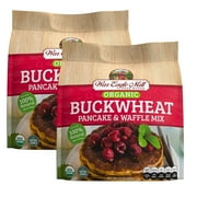 War Eagle Mill Buckwheat Pancake & Waffle Mix, USDA Organic, Non-GMO, 22 oz. Bag (Pack of 2)