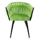 thumbnail image 2 of Set 4 Sillas Comedor Tejidas Terciopelo Modernas Elegantes, 2 of 5