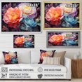 thumbnail image 4 of Designart "Elegant Peony I" Peonies Floater Framed Canvas Prints, 4 of 5