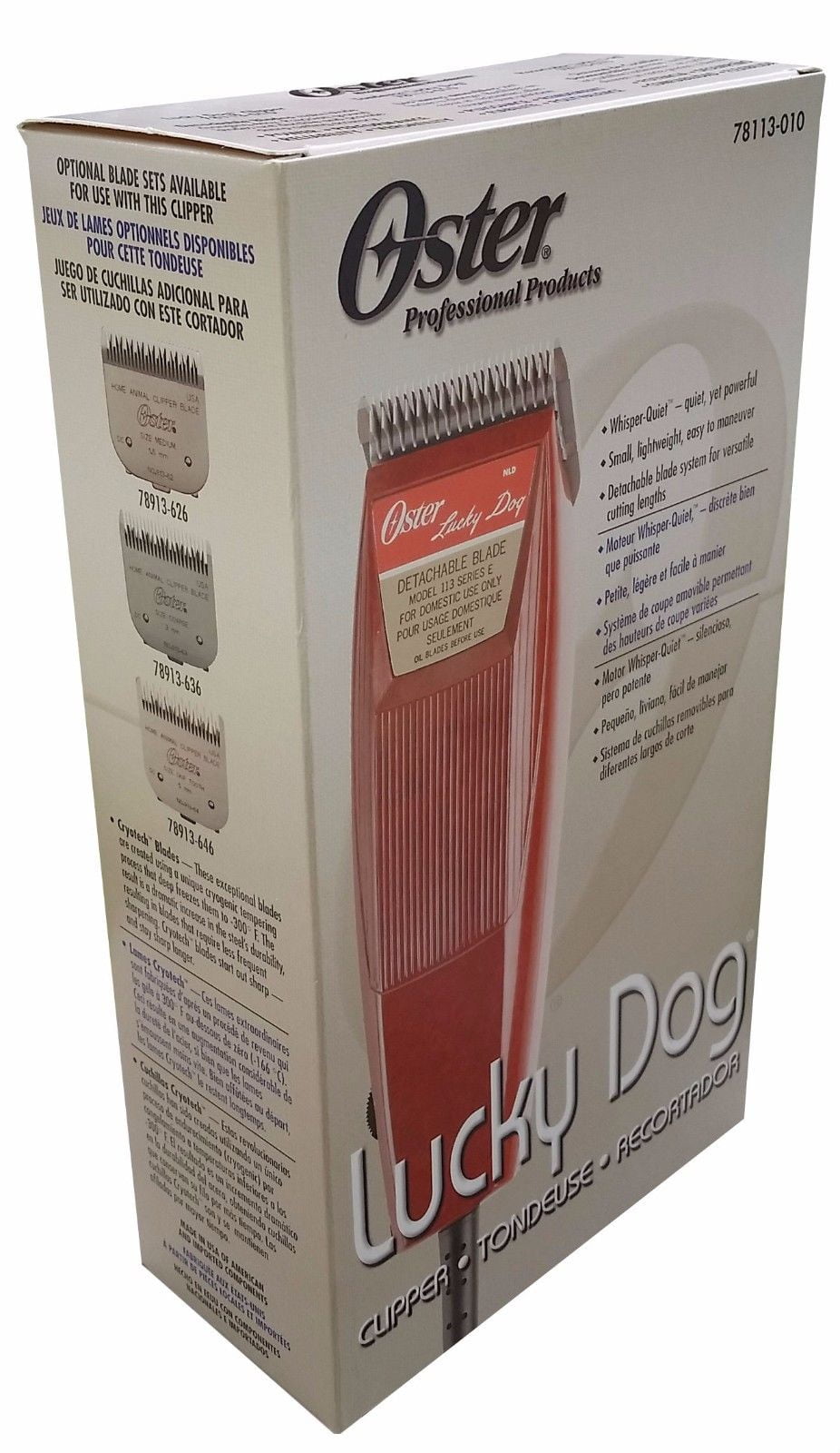 oster lucky dog clippers model 113