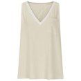 thumbnail image 4 of RMGVDSD Womens Tank Tops Tees 2025 Linen Tank Tops Deep V Neck Shirts Casual Sleeveless Tops Summer Loose Fit Flowy Blouses Fashion Basic Soft Top, 4 of 6