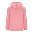 thumbnail image 4 of Women's Oversized Fleece Hoodies Sweatshirts Long Sleeve Casual Loose Pullover with Flap Pockets Fall Winter Hooded Sweatshirt, 4 of 5