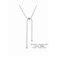 thumbnail image 5 of Gold Necklace Bracelet Stainless Steel Minimalist Adjustable Lariat, 5 of 8