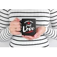 thumbnail image 2 of Nothing Fancy Just Love. Romantic, Black 11oz Ceramic Mug, 2 of 5