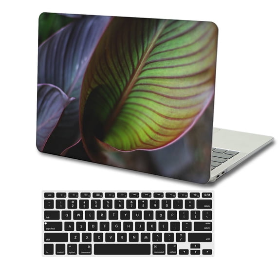 KSK KAISHEK Protective Case Hard Cover Compatible with MacBook Pro 16"( XDR Display & Touch ID, 2020 - 2019) + Black Keyboard Cover Model A2141, Type C Flower 0666