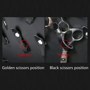 Anqidi Gold/Black Barber Case Stylist Hairdressing Toolbox Clipper Trimmer Organizer Metal Storage Box Portable Suitcase