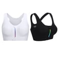 thumbnail image 1 of Women's Mesh Racerback Bra, Sports Bra with Max Support for Women, Moisture-Wicking Athletic Sports Bra, 1 of 9