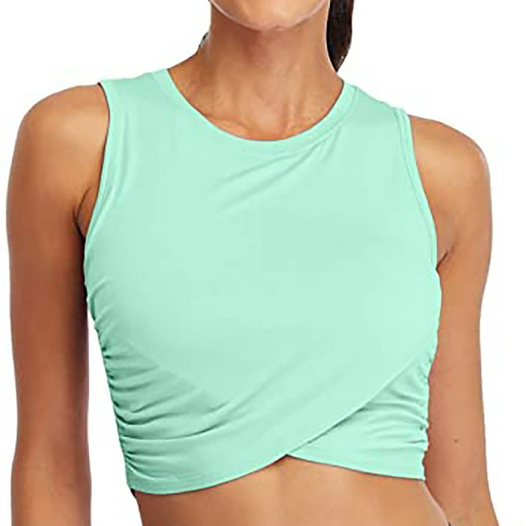 solacol Womens Tops 3/4 Sleeve Tank Tops for Women Fashion Tank