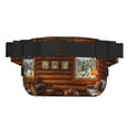 thumbnail image 3 of Balery Log Cabin Inside Mochila Cinturón para Mujeres y Hombres, Bolsa de Cintura Impermeable de Doble Capa con Correa, 3 of 9
