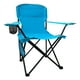 thumbnail image 1 of SAILARY Sillas plegables para acampar, silla de jardín resistente con bolsa térmica, bolsillo de almacenamiento, bolsa impermeable, sillón para exteriores, soporta 225 libras, azul, 1 of 5