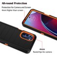 thumbnail image 5 of Takfox Case For Motorola Moto G Stylus 5G 2022 ,Shockproof Heavy Duty Rugged Locking Swivel Holster Belt Clip Kickstand Full Body Hard Shell Phone Cover Case，Yellow, 5 of 7