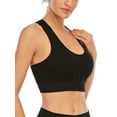 thumbnail image 2 of KingShop Womens Racerback Sports Bra Yoga Sports Bras Removable Pads Support Yoga Bras Active Gym Workout, 2 of 6